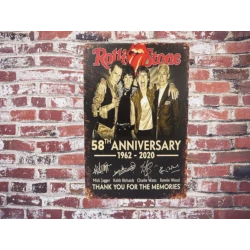 Wandbord Rolling Stones "58...