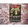 Wandschild Rolling Stones "58 th anniversary" Vintage Retro - Mancave - Wanddekoration - Werbeschild - Metallschild