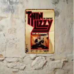 Wandbord THIN LIZZY Vintage...