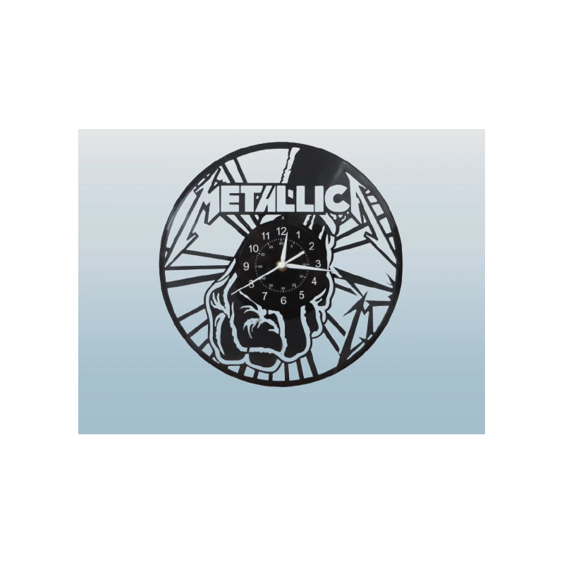 LP-Uhr / Vinyl-Wanduhr METALLICA