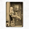 Wandbord DOLLY PARTON - Vintage Retro - Mancave - Wand Decoratie - Reclame Bord - Metalen bord