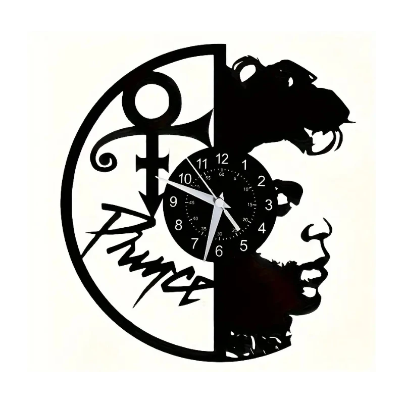 LP CLOCK VINYL WALL CLOCK PRINCE