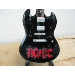 Miniature Guitar Gibson SG - ACDC - TRIBUTE