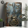 Wall sign GIBSON LES PAUL - Vintage Retro - Mancave - Wall Decoration - Metal sign