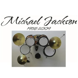 Drumstel MICHAEL JACKSON "Star" - STANDAARD model -