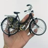 Miniatuur fiets met echt werkende trappers