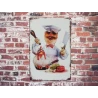 Wandbord Metalen Wandbord SWEDISH CHEF  - "Muppets" - Mancave - Wand Decoratie - Metalen bord