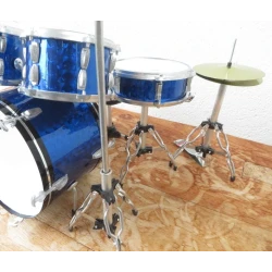 miniatuur drumstel van PDP (by DW) Aqua blue glitter shock 2011 - STANDAARD model -