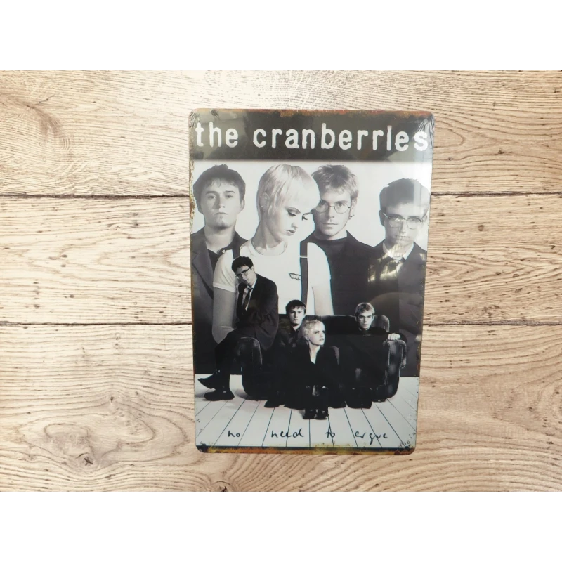 Metallwandschild The Cranberries - mancave - metal plate -