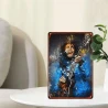 Wandschild BOB MARLEY  'Painting Art' – Vintage Retro – Mancave – Wanddekoration – Werbeschild – Metallschild