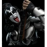 Rock-Actionfiguren KISS (Gene, Paul, Ace und Peter) + Instrumente