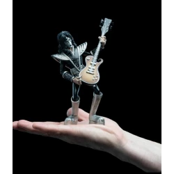Rock-Actionfiguren KISS (Gene, Paul, Ace und Peter) + Instrumente