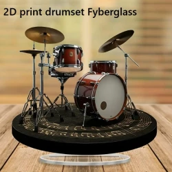 Fiberglas/acryl Rockstar 2D Drumstel