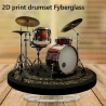 Fiberglas/acryl Rockstar 2D Drumstel