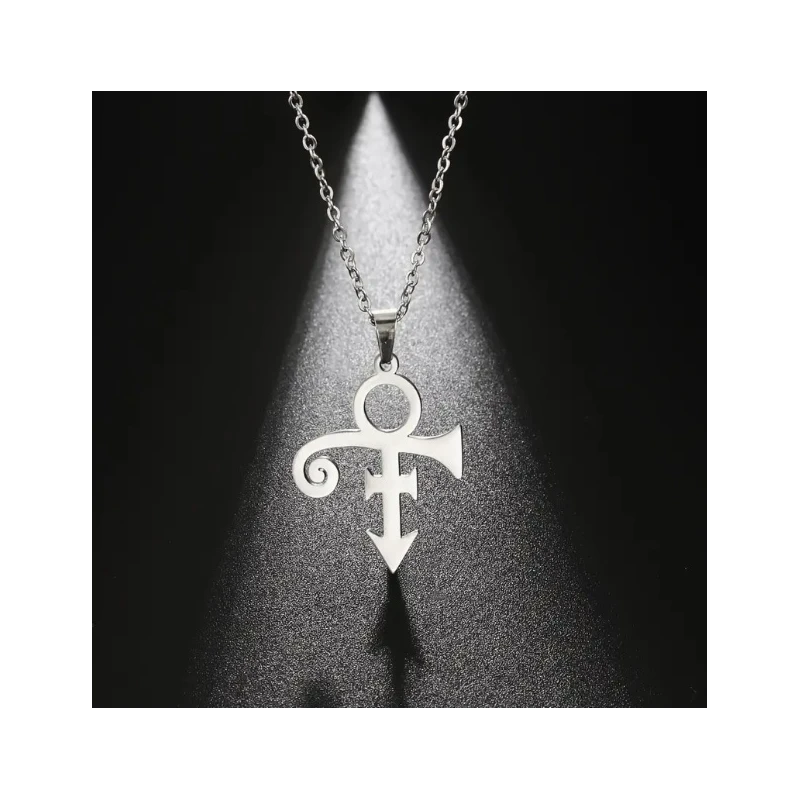 Collier avec pendentif PRINCE (symbole de l'amour) sur chaîne (argent)