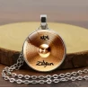 Pendentif cymbale Zildjan - cymbale avec chaîne couleur cuivre