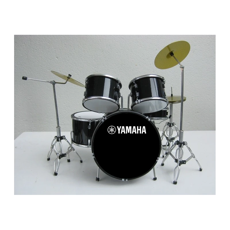 Drum kit Yamaha Dark (black) - STANDARD model with details -