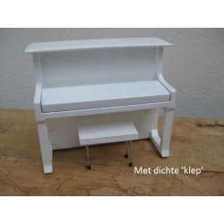 Piano stage wit (toetsenklep kan open en dicht)