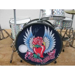 Drumstel Guns n' Roses Steven Adler Tama  silver 2011