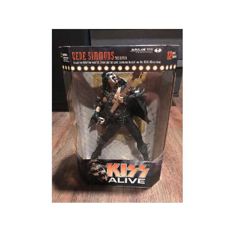 Rock action figure  GENE SIMMONS  van KISS  'Alive'  (origineel McFarlane 30,5 cm) 2001