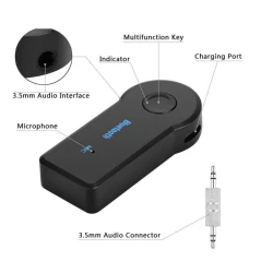 Bluetooth Receiver Adapter Draadloze verbinding 3.5mm Jack