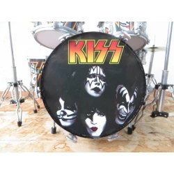 Drum kit by KISS - FACES of the Army - UNIQUE - VERY RARE!