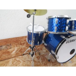 EXCLUSIEF drumstel Tama BLUE Glitter. Zeer gedetailleerd model -LUXE model -