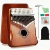 17-Toets Perfecte Gauntlets Piano Mahonie BRUINE Kalimba