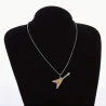 Necklace with guitar (Epiphone Flying-V)) pendant silver-colored