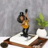 Original Rock band ART Statue figurine GUITARIST SLASH (Guns & Roses) GNR