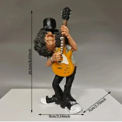 Original Rock band ART Statue figurine GUITARIST SLASH (Guns & Roses) GNR