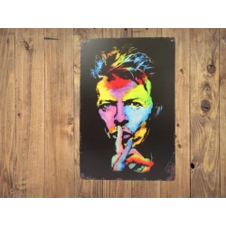 Wandbord DAVID BOWIE (art)...
