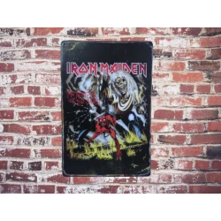 Wall sign IRON MAIDEN -...