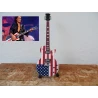 Miniature guitar Gibson Miniature Guitar Joe Perry Aerosmith American Flag